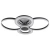 Plafonnier Globo BLASIUS LED Noir, Blanc, 1 lumière, Télécommandes