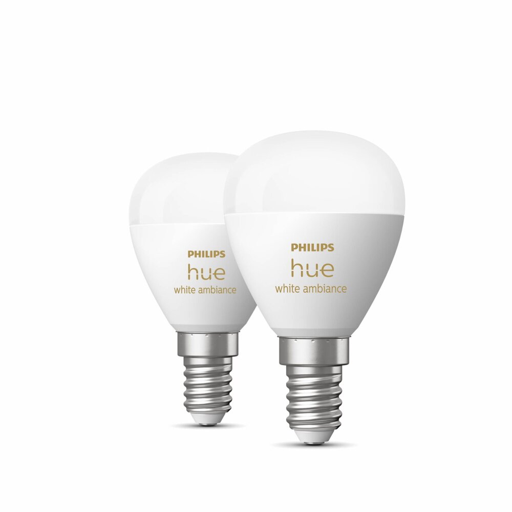 Philips Hue Set de 2 E14 LED 5,1 Watt 4000 Kelvin 470 Lumen main product photo