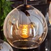 Suspension - Verre Koyoto Ambre, 8 lumières