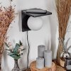 Applique murale Diamoukope Noir, 1 lumière