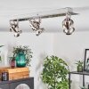 Plafonnier Yometchen LED Nickel mat, 3 lumières