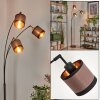 Lampadaire Lohobe Noir, 3 lumières