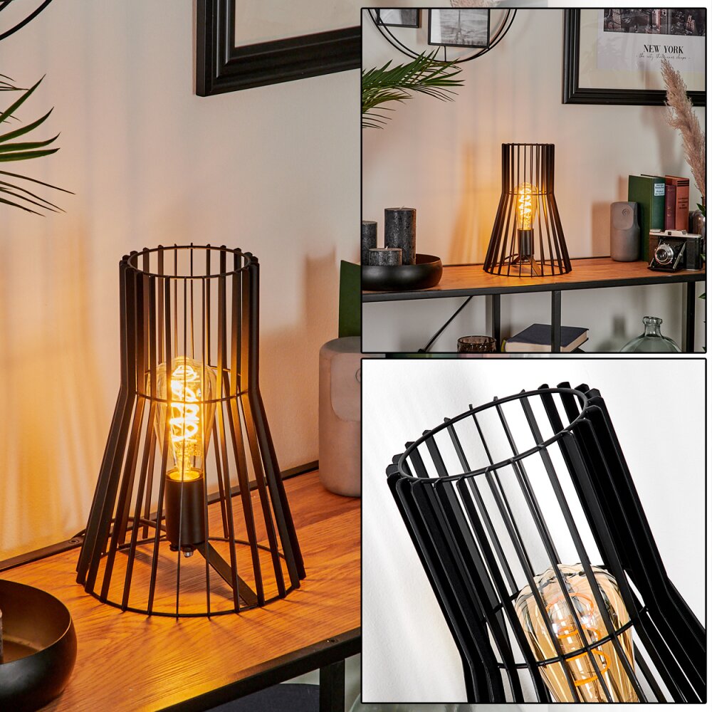 Lampe de table Emporia Noir, 1 lumière main product photo