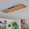 Plafonnier Favorina LED Écru, Noir, 1 lumière