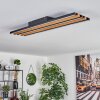 Plafonnier Favorina LED Écru, Noir, 1 lumière