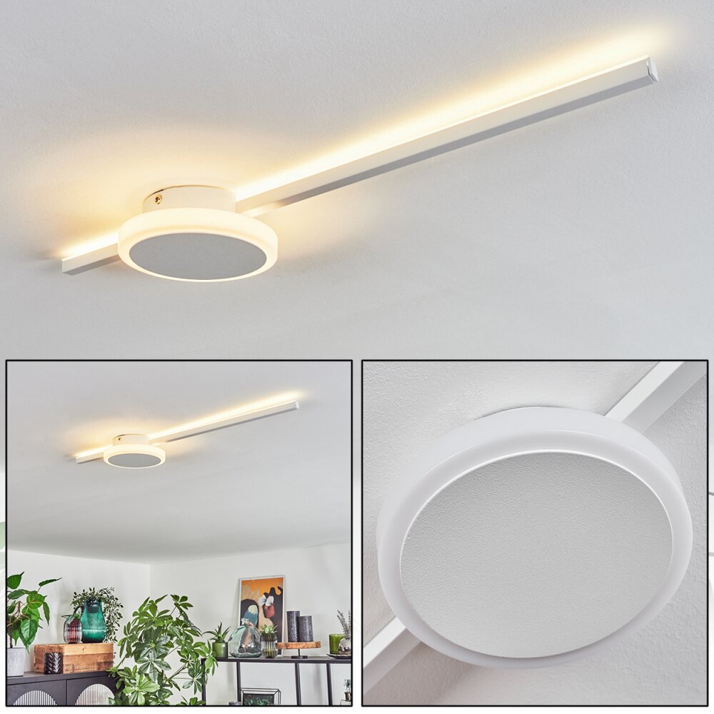 Plafonnier Amdal LED Blanc, 2 lumières main product photo