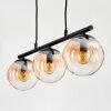 Suspension - Verre Gastor Ambre, Clair, 3 lumières