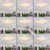 Plafonnier Hotinhas LED Blanc, 1 lumière, Télécommandes, Changeur de couleurs