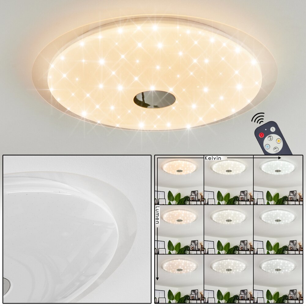 Plafonnier Klosters LED Blanc, 1 lumière main product photo