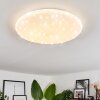 Plafonnier Benifla LED Blanc, 1 lumière, Télécommandes