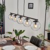 Suspension - Verre Gastor Clair, 5 lumières