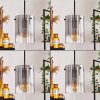 Suspension Parane Clair, Fumé, 6 lumières
