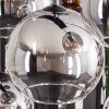 Suspension - Verre Koyoto Clair, Fumé, 8 lumières