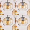 Suspension - Verre Apedo Ambre, Clair, 8 lumières