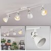 Plafonnier Salinas LED Blanc, 4 lumières
