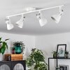 Plafonnier Salinas LED Blanc, 4 lumières