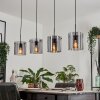 Suspension Parane Fumé, 4 lumières