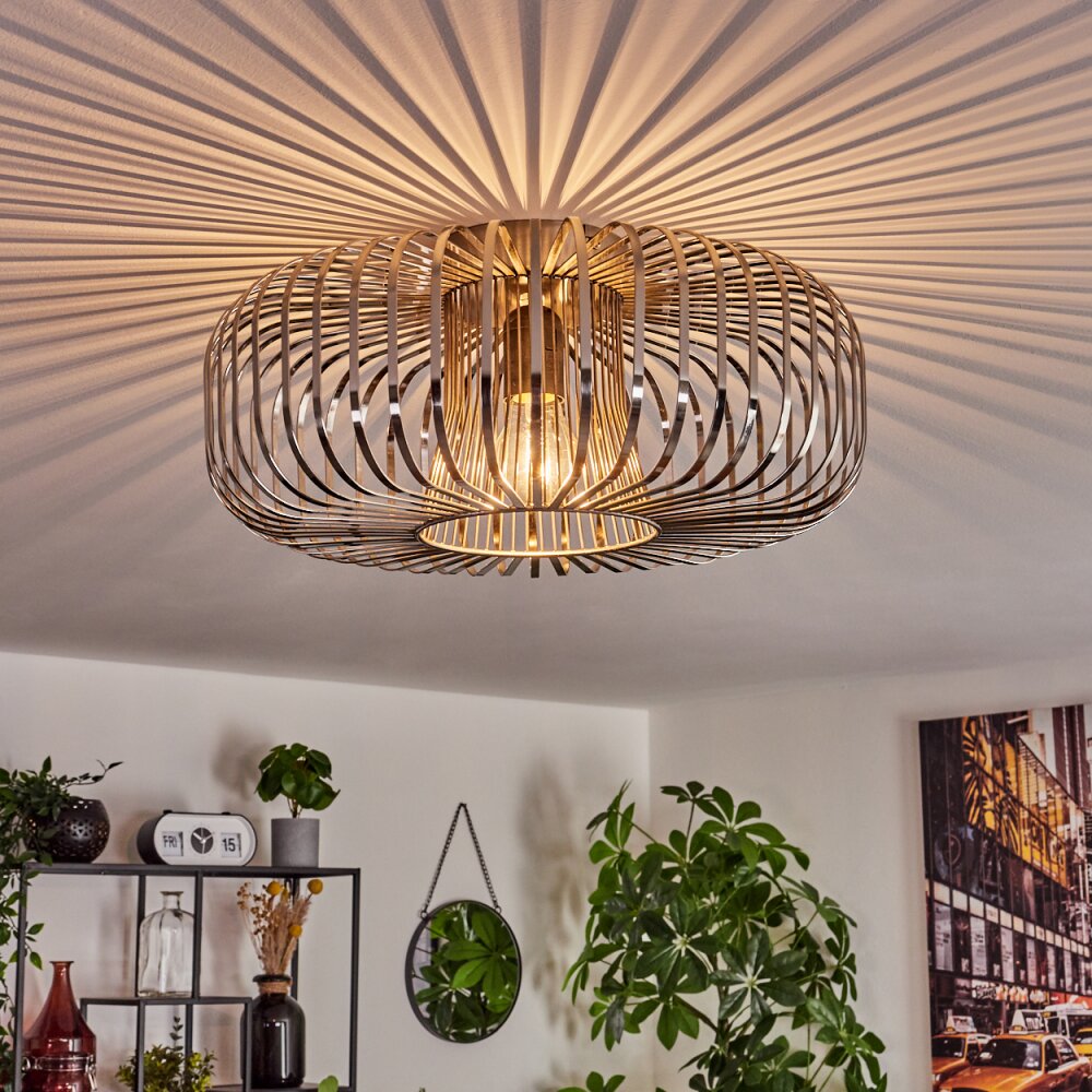 Plafonnier Wemude Argenté, 1 lumière main product photo