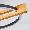 Plafonnier Carcano LED Noir, 3 lumières