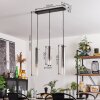 Suspension Caimitte Clair, Fumé, 3 lumières