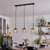 Suspension - Verre Apedo Ambre, Clair, 3 lumières