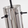 Suspension Caimitte Clair, Fumé, 4 lumières