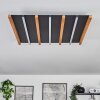 Plafonnier Favorina LED Écru, Noir, 1 lumière