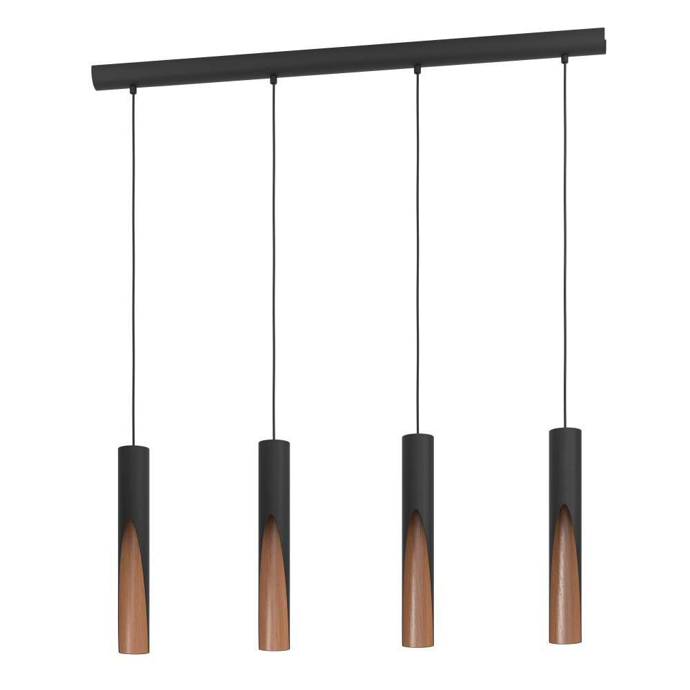 Suspension Eglo BARBOTTO LED Brun, Noir, 4 lumières main product photo
