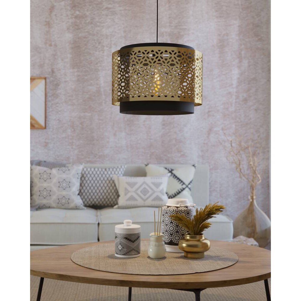 Suspension Eglo SANDBACH Noir, 1 lumière main product photo