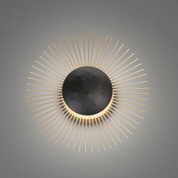 Applique murale Fischer & Honsel Varras LED Noir, 1 lumière Applique murale Fischer & Honsel Varras LED Noir, 1 lumière