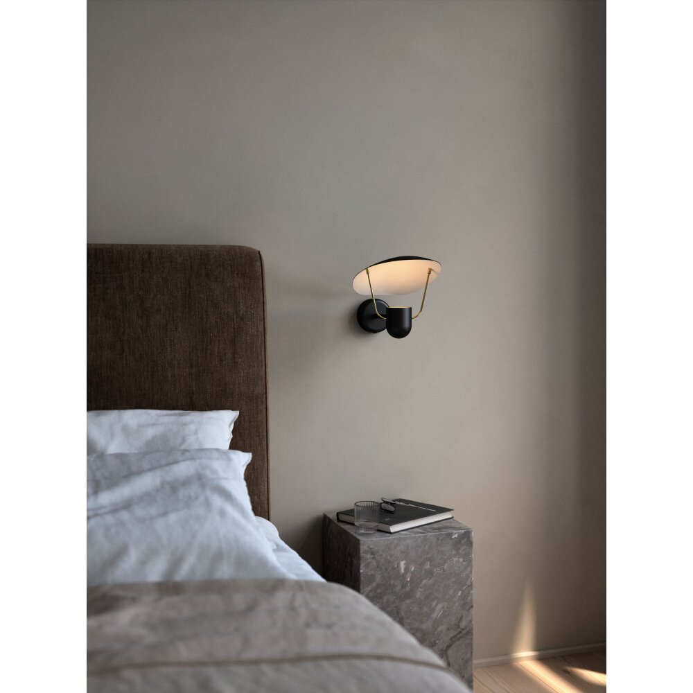 Applique murale Design For The People by Nordlux FABIOLA Noir, 1 lumière main product photo
