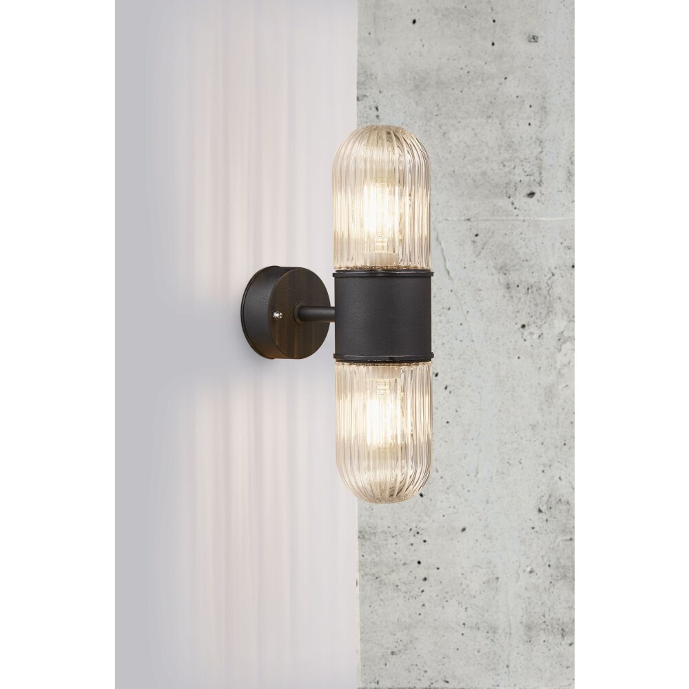 Applique murale d'extérieur Nordlux KONYO Noir, 2 lumières main product photo