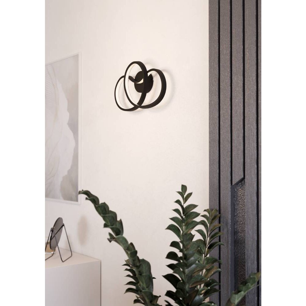Applique murale Eglo GIANELLA LED Noir, 1 lumière main product photo