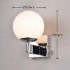 Applique murale Trio KULA Chrome, 1 lumière