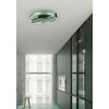 Plafonnier Trio Thompson LED Aluminium brossé, 1 lumière, Télécommandes, Changeur de couleurs