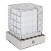 Lampe de table Globo LUNKI LED Nickel mat, 1 lumière Lampe de table Globo LUNKI LED Nickel mat, 1 lumière
