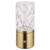 Lampe de table Globo LUNKI LED Laiton, 1 lumière