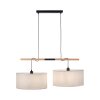 JUST LIGHT GERDA SOFIE Suspension Écru, Noir, 2 lumières