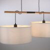 JUST LIGHT GERDA SOFIE Suspension Écru, Noir, 2 lumières