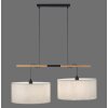 Suspension Leuchten-Direkt GREEN SOFIE Écru, Noir, 2 lumières