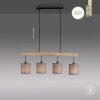 JUST LIGHT GERDA TRIBU Suspension Écru, Noir, 4 lumières
