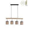 JUST LIGHT GERDA TRIBU Suspension Écru, Noir, 4 lumières