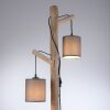 Lampadaire Leuchten-Direkt GREEN TRIBU Écru, Noir, 2 lumières
