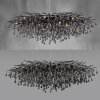 Lustre Paul Neuhaus ICICLE Noir, 15 lumières