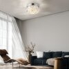 Plafonnier Paul Neuhaus KRISTA LED Chrome, 1 lumière
