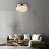 Plafonnier Paul Neuhaus KRISTA LED Chrome, 1 lumière