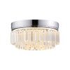 Plafonnier Paul Neuhaus KRISTA LED Chrome, 1 lumière