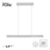Suspension Paul Neuhaus PURE E-MOTION LED Argenté, 1 lumière, Télécommandes