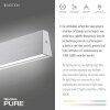 Suspension Paul Neuhaus PURE E-MOTION LED Argenté, 1 lumière, Télécommandes