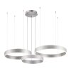 Suspension Paul Neuhaus SCULLI LED Argenté, 2 lumières